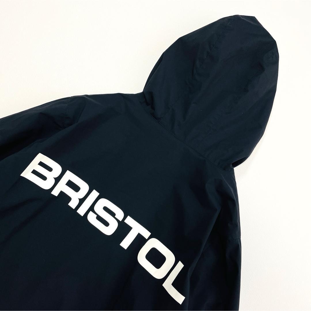 6639 FCRBブリストル　ロングコート　ロングコーチジャケット　ブラック