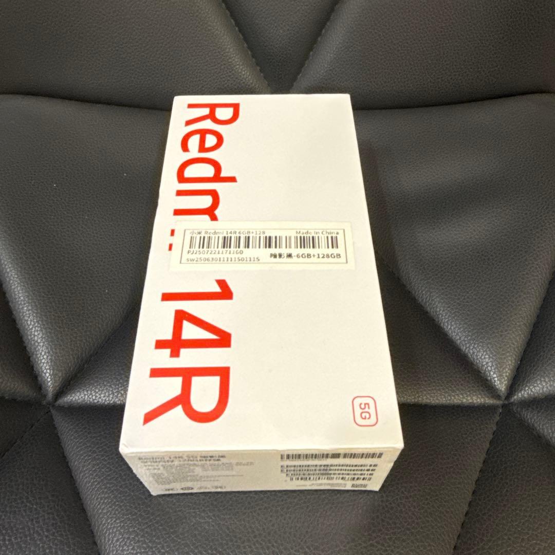 Redmi 14R 5G 本体 6GB/128GB 暗影黒 色中国国内版
