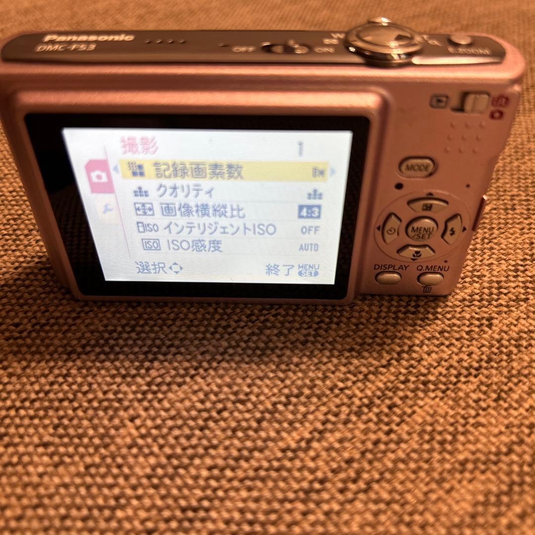 Panasonic デジカメ　LUMIX DMC-FS3 ピンク　コンデジ