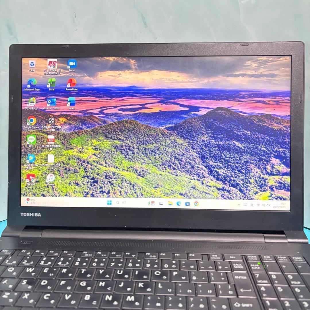【週末SALE‼】6世代Corei3【Office付】★東芝★爆速新品SSD