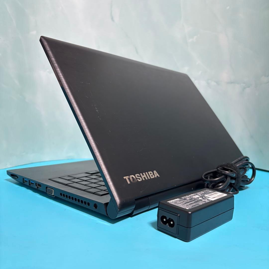 【週末SALE‼】6世代Corei3【Office付】★東芝★爆速新品SSD