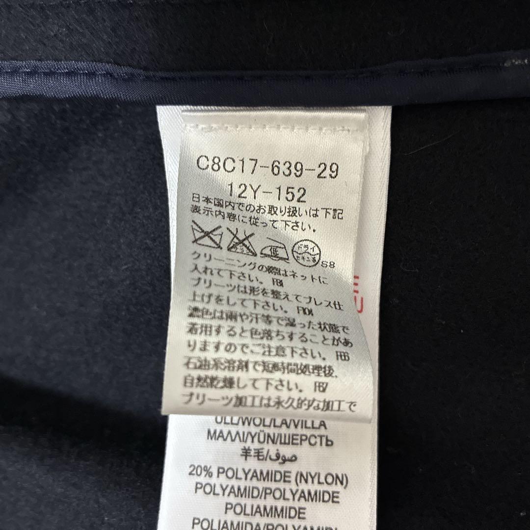 BURBERRY CHILDREN ウールコート 12Y 52cm チェック裏地