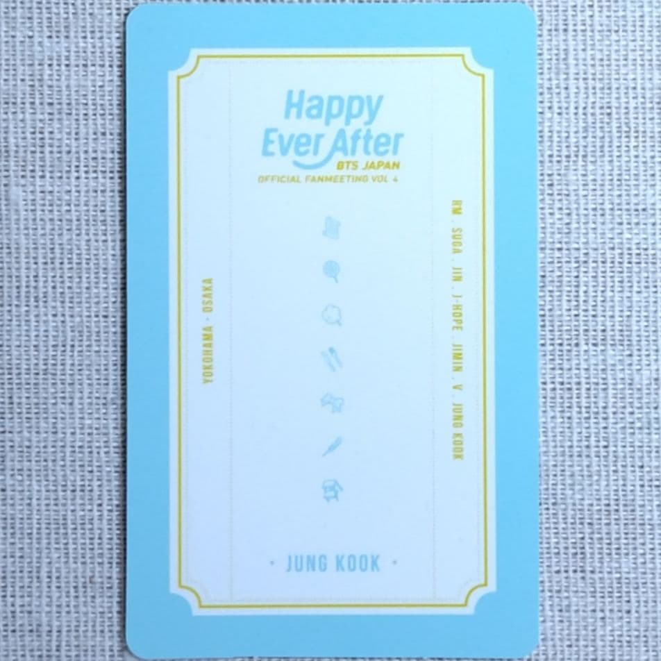 BTS Happy Ever After DVD JUNG KOOK トレカ