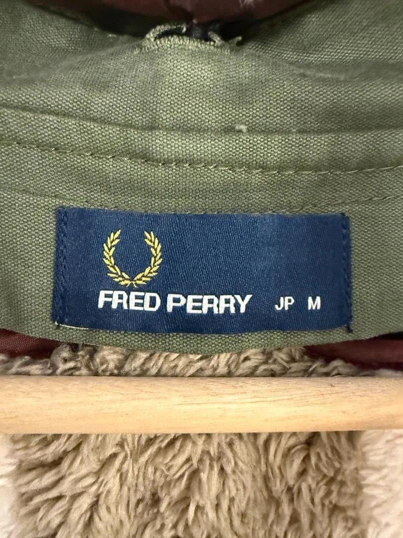 【Yos】フレッドペリー モッズコート ユニオンジャック カーキM