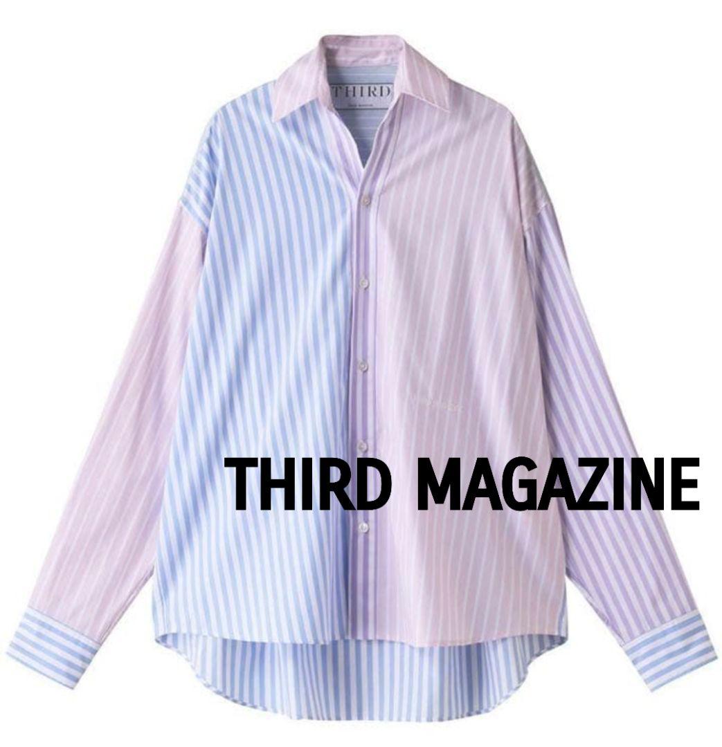 サードマガジン☆クレイジーパターンストライプシャツ