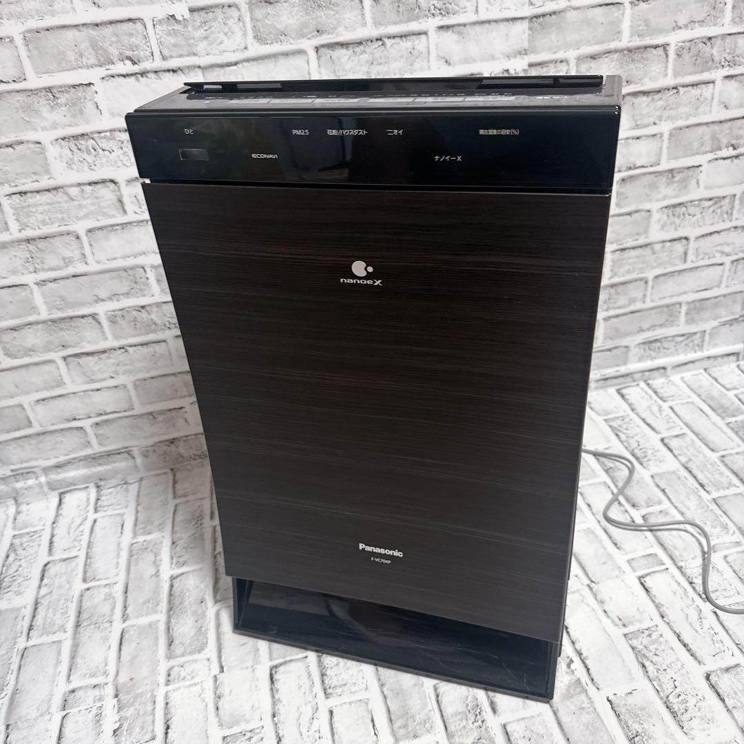 Panasonic 加湿空気清浄機 ナノイーX 木目調　F-VC70XP