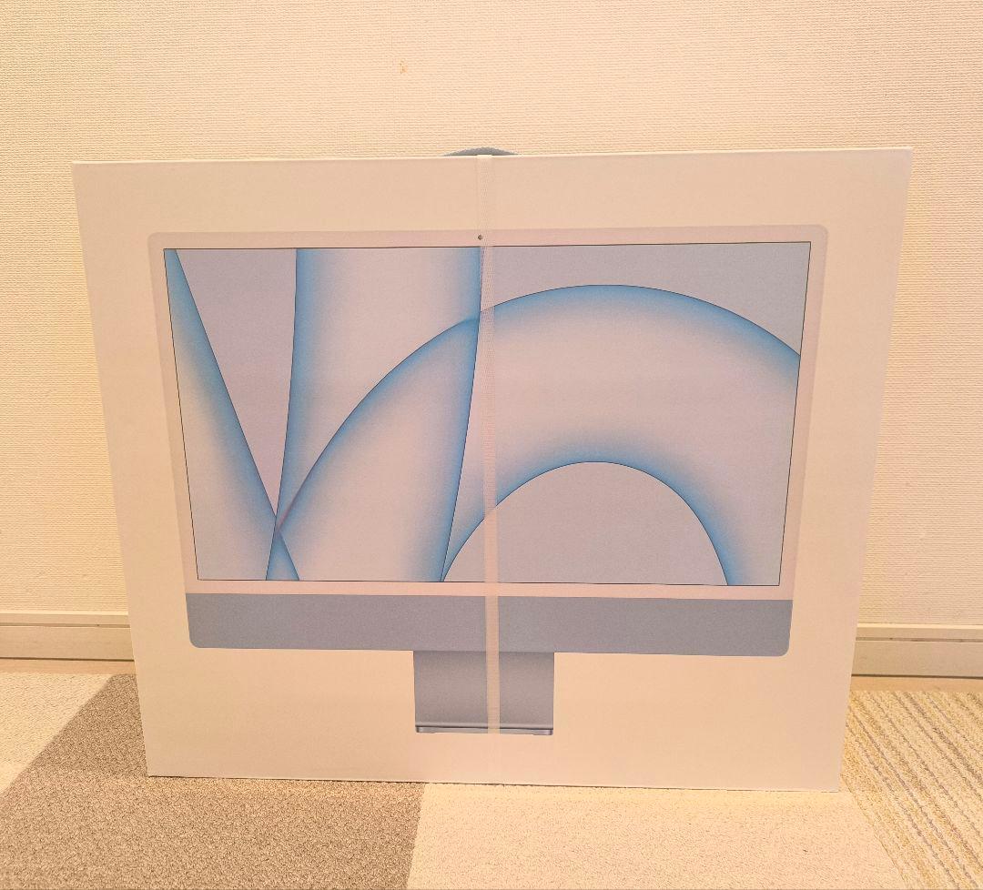 【元展示品】Apple iMac M1 24インチ 8/256GB ブルー