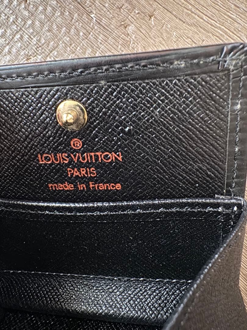 ルイヴィトン　エピポルトモネ・ポワット　ケース　小銭入れ　ブラック