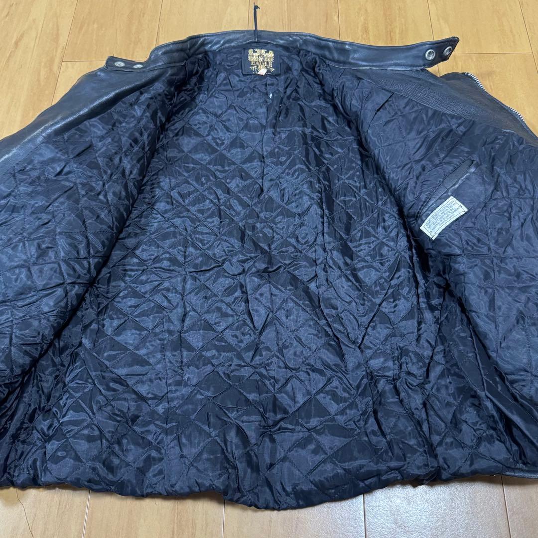 EAGLE 70s イングランド製 セミダブルライダースジャケット ロンジャン