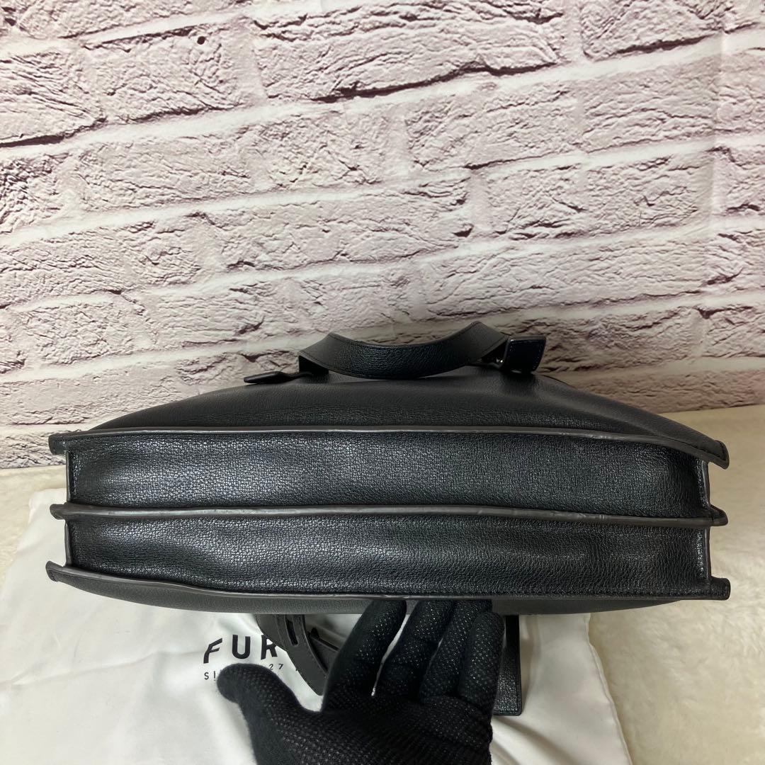 フルラ✨MAN ジョーヴェ L A4可 ３室 レザー 本革 黒 トートバッグ