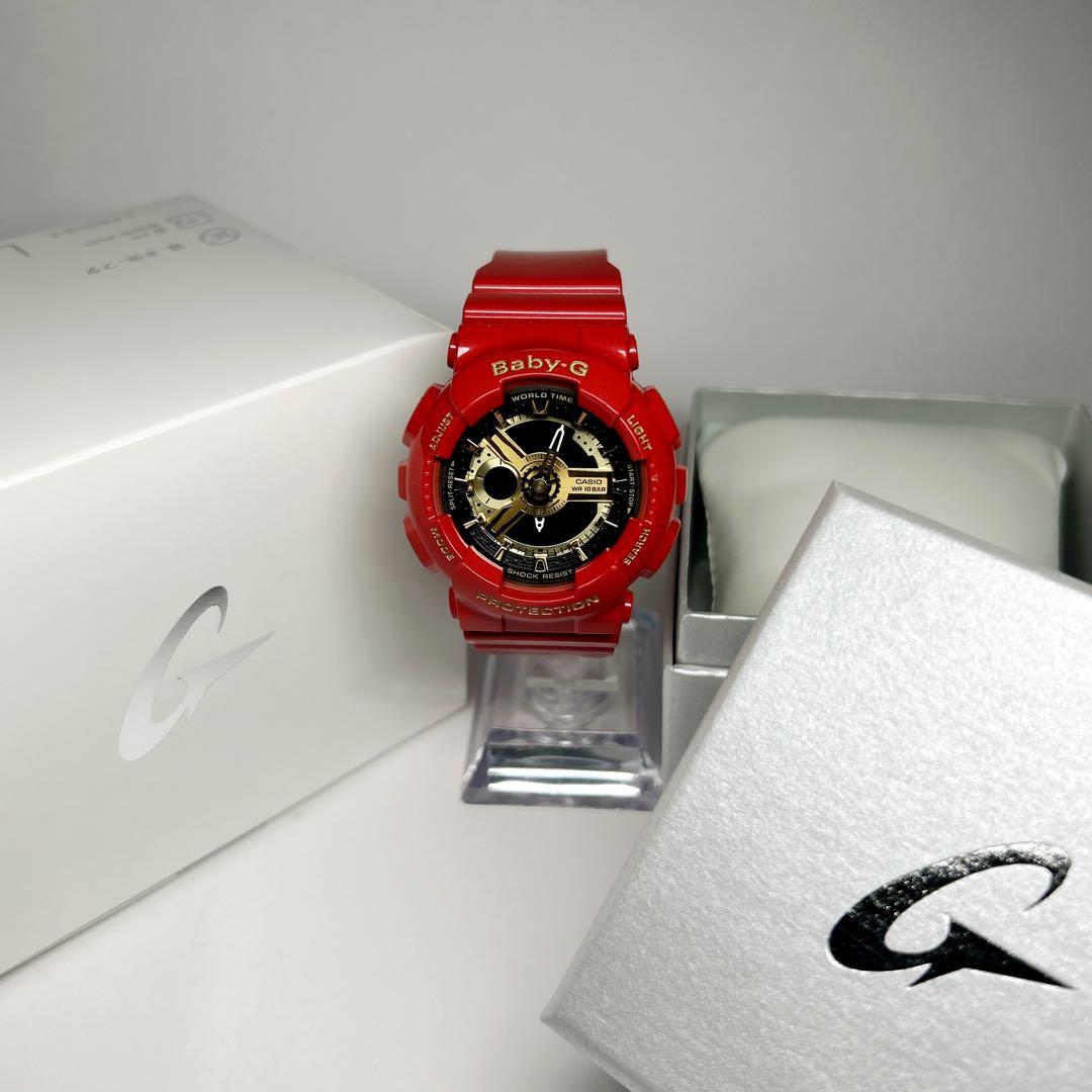 CASIO G-SHOCK BABY-G❤️【超美品】❤️レッド&ゴールドモデル❤️