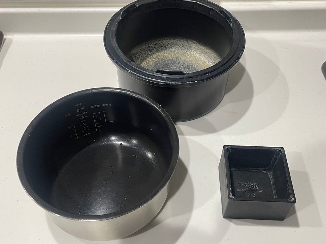 BALMUDA The Gohan炊飯器 K08A-BK ブラック 動作確認済み