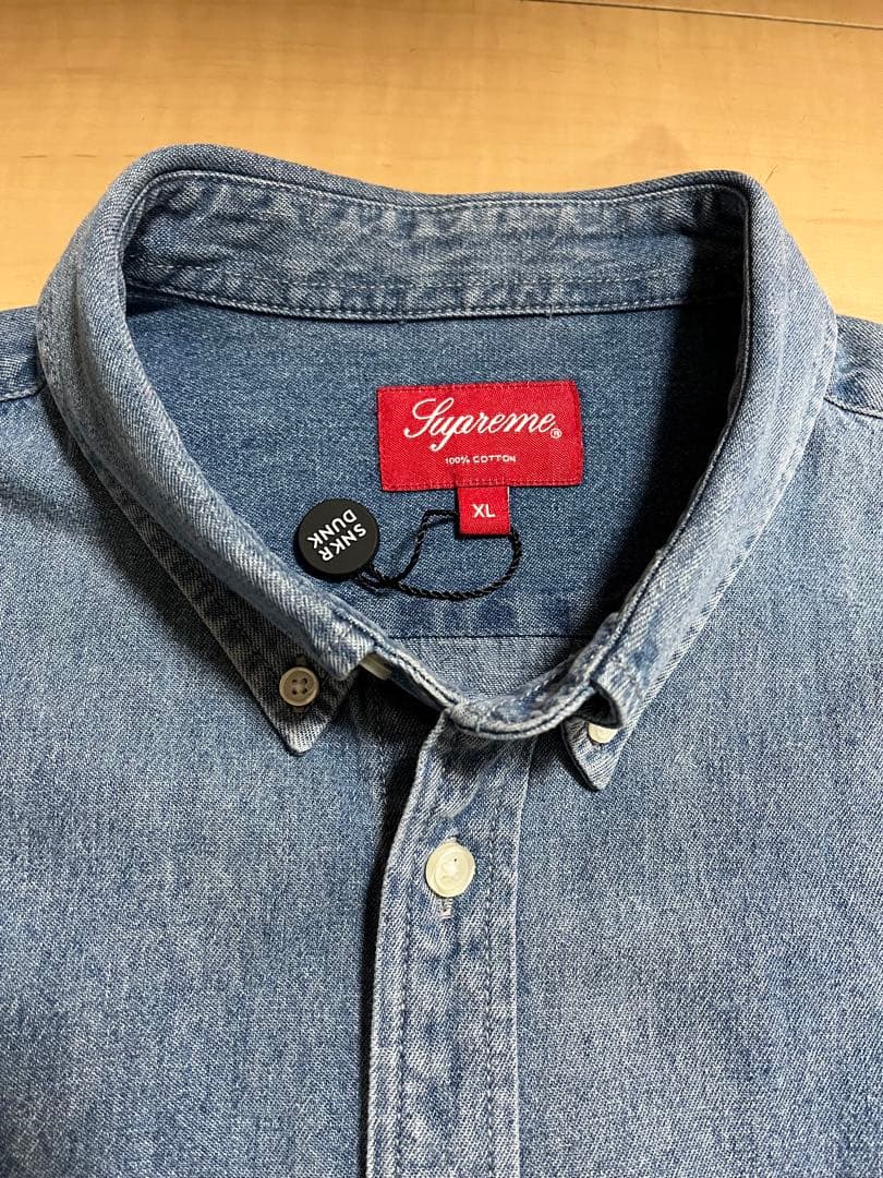 Supreme Small Box Shirtデニム XL