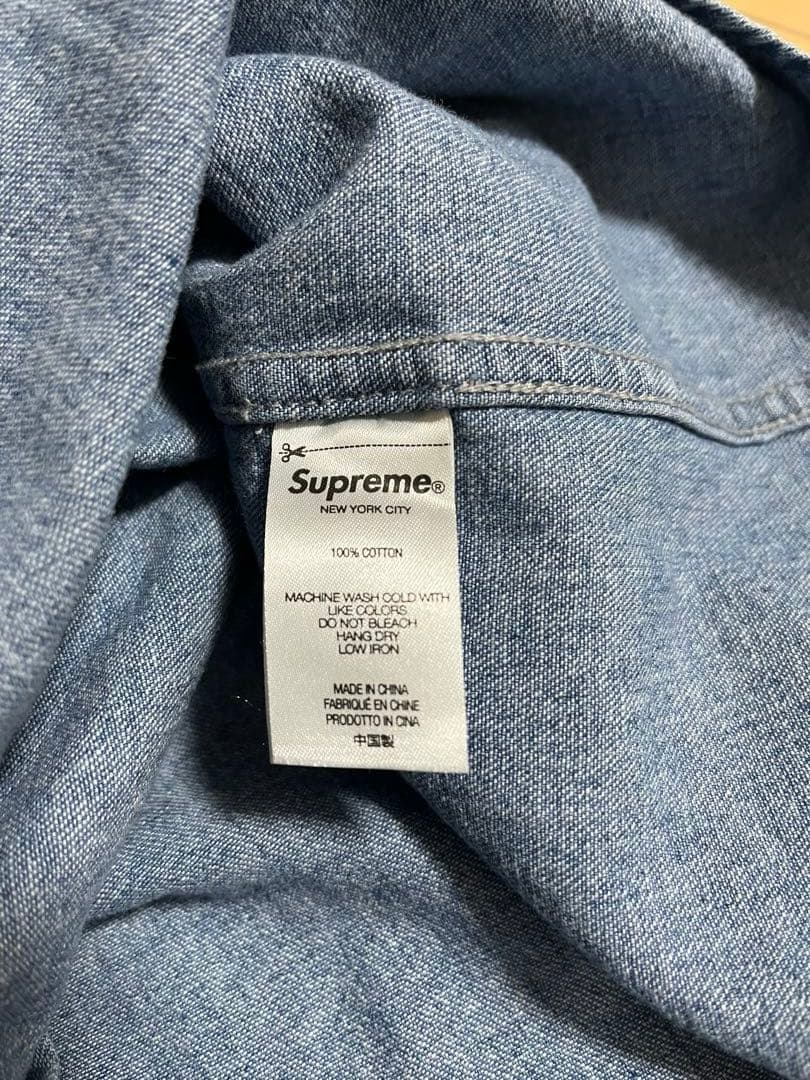 Supreme Small Box Shirtデニム XL