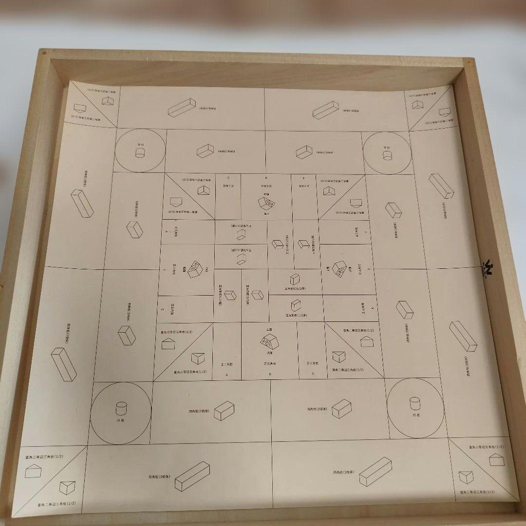 童具館　和久洋三　木製ブロック WAKU-BLOCK45 H6