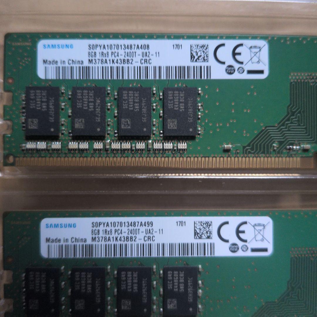 Samsung 8GB DDR4 メモリー M378A1K43B2-CRC