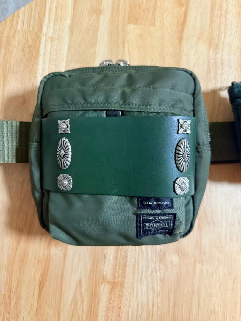 TOGA ARCHIVES × PORTER コラボ ベルトバック グリーン