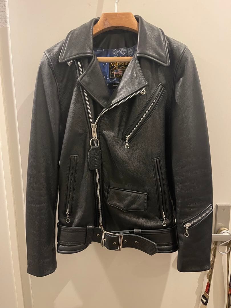 VANSONダブルライダース　サイズS ナノユニバース別注