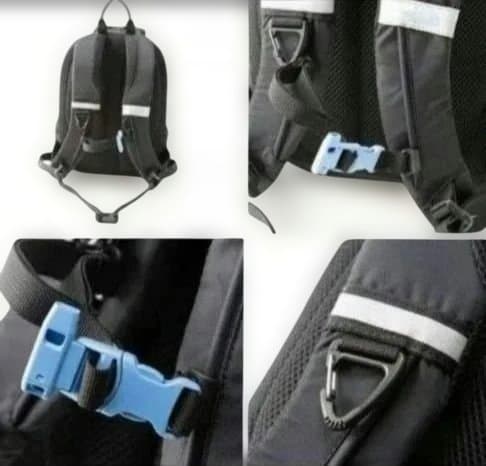 15L ノースフェイス　キッズ リュック　スモールデイ　ホイッスル　カーキ　安全