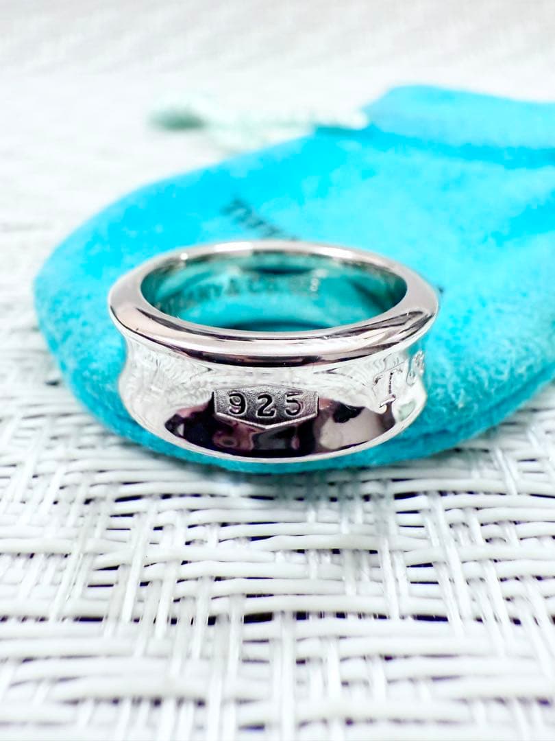 ティファニー　ナローリング　指輪　10.5号　研磨済み　1837 TIFFANY