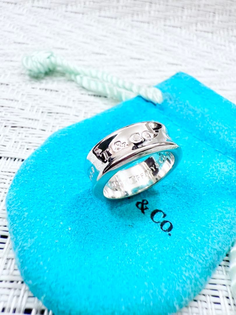 ティファニー　ナローリング　指輪　10.5号　研磨済み　1837 TIFFANY