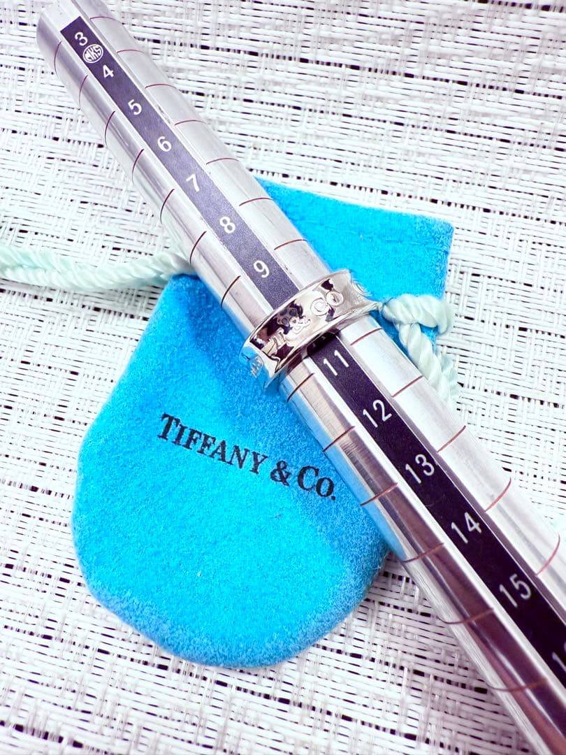 ティファニー　ナローリング　指輪　10.5号　研磨済み　1837 TIFFANY