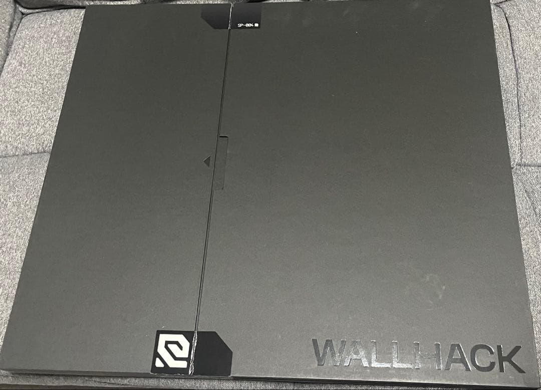 WALLJACK/ウォールハック　ブラック ガラスマウスパッド