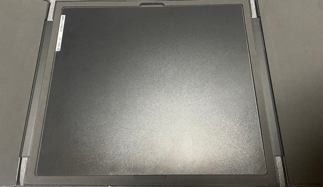 WALLJACK/ウォールハック　ブラック ガラスマウスパッド