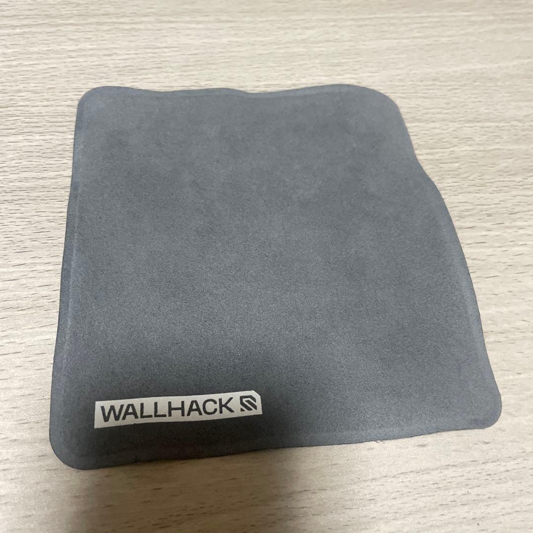 WALLJACK/ウォールハック　ブラック ガラスマウスパッド