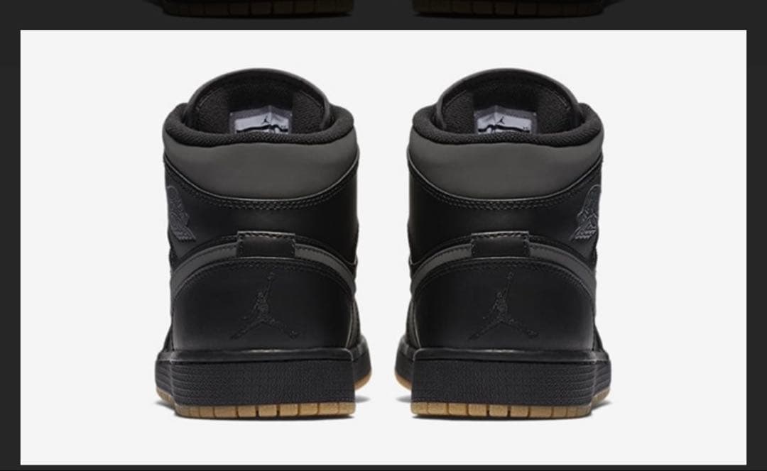再値下げ⭐︎エアジョーダン1 MID ウィンター ブラックガムAA3992-002