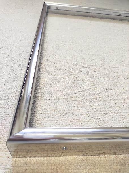 2組セット F20号キャンバス用仮額縁 ユニフレデラックス＜ステン＞シルバー