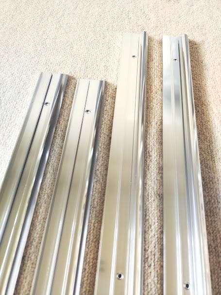 2組セット F20号キャンバス用仮額縁 ユニフレデラックス＜ステン＞シルバー