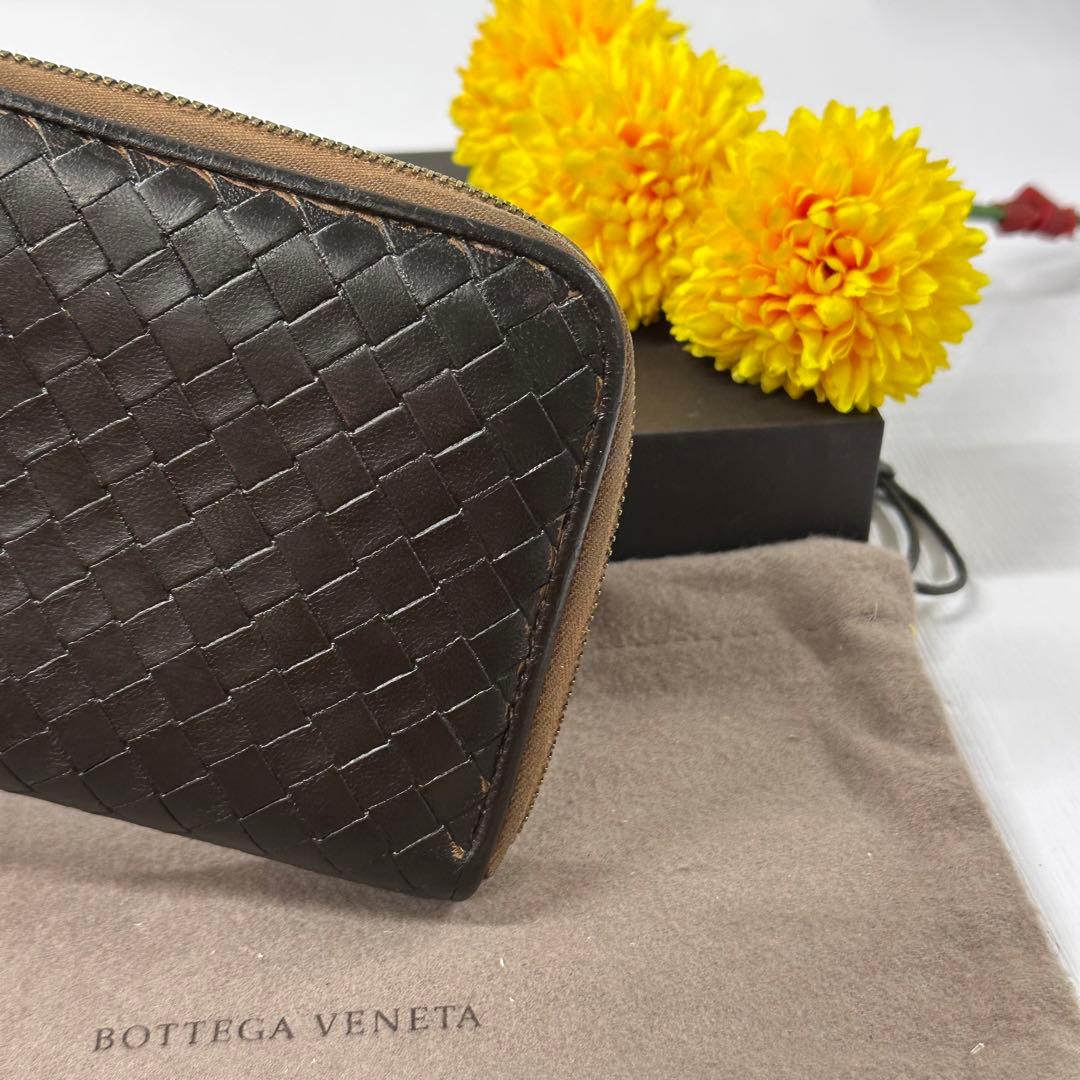 新品同様‼️ ボッテガヴェネタ　財布　長財布　イントレチャート　箱付き