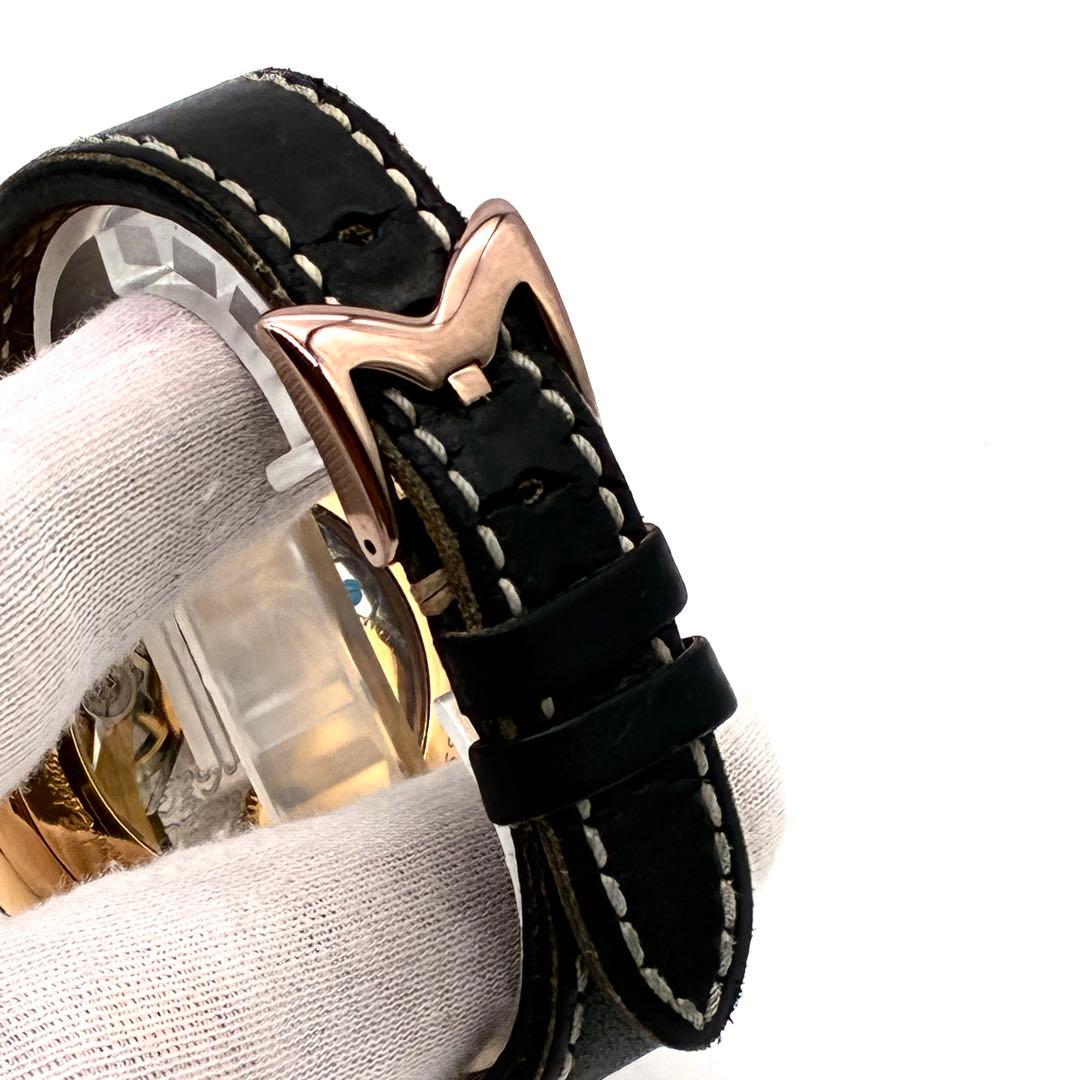 極美品 ガガミラノ マヌアーレ48 チェス 限定299本 7番 ゴールド 稼動品