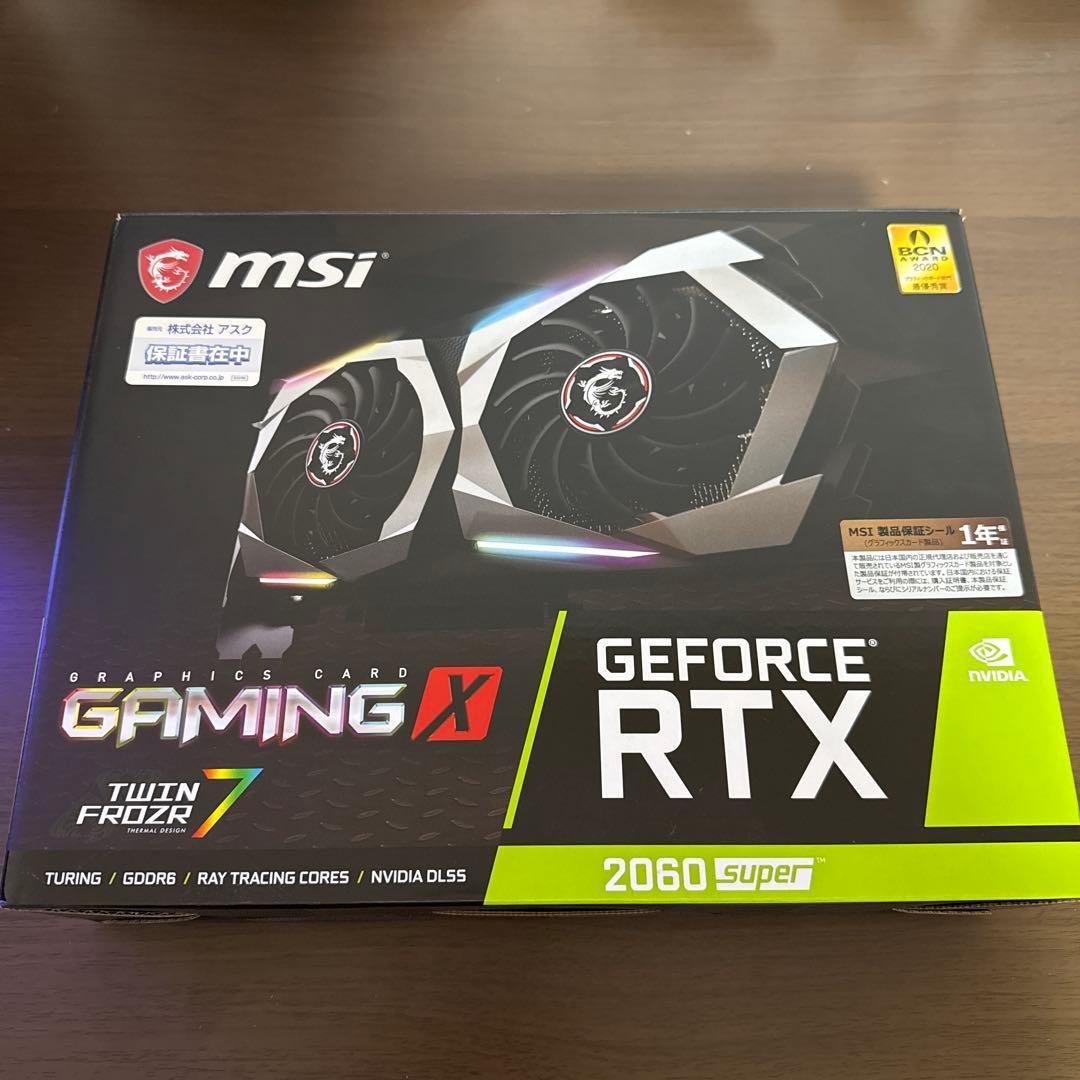 グラフィックボード・グラボ・ビデオカード MSI GeForce RTX 2060 Super GAMING X