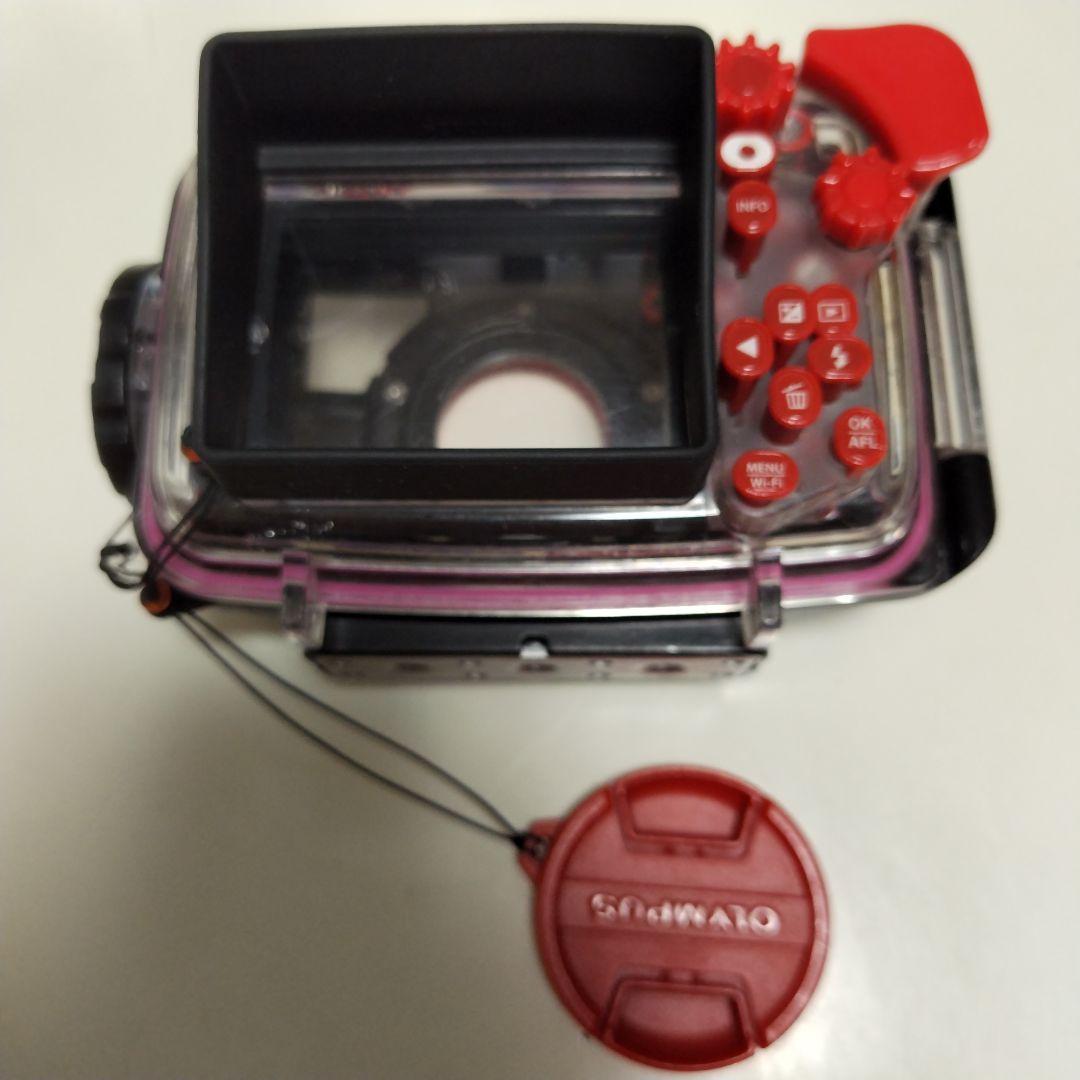 オリンパス　デジタルカメラ(TG-5)＆防水プロテクター(PT-058)、電池