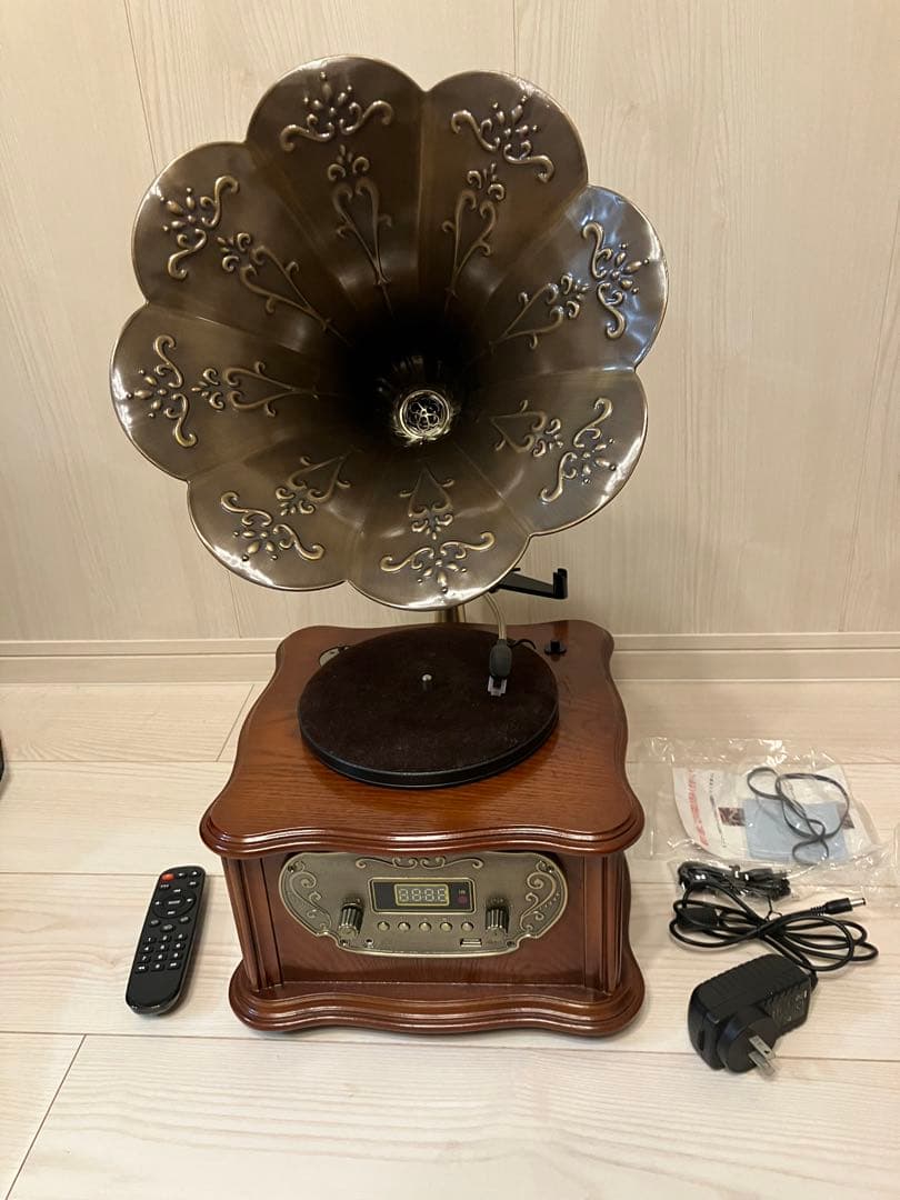 HOFEINZ Bluetoothスピーカー　蓄音機型　レコードプレーヤー