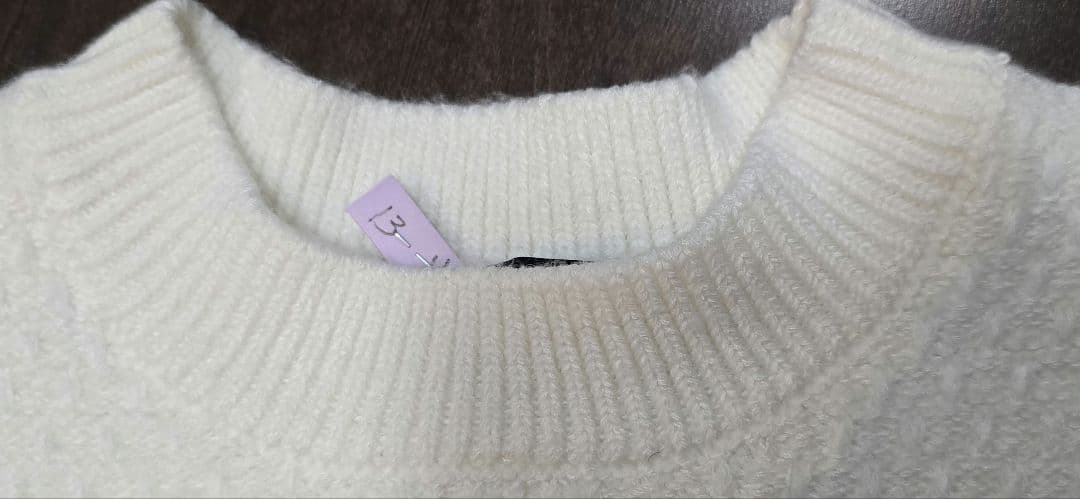 anuans　アニュアンス　パールニットトップス