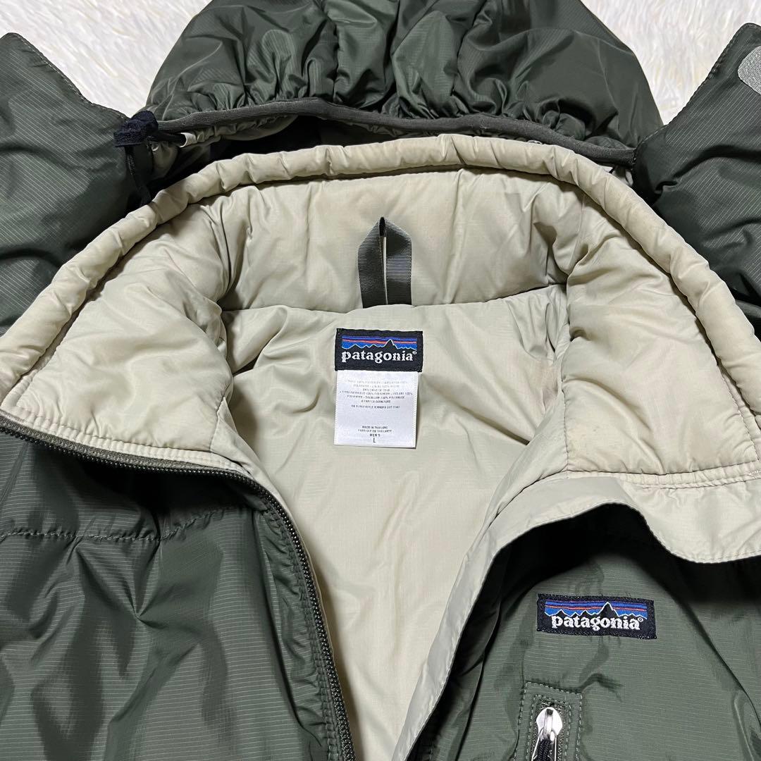 【美品】パタゴニア パフジャケット MEN’S L カーキ 83990FA