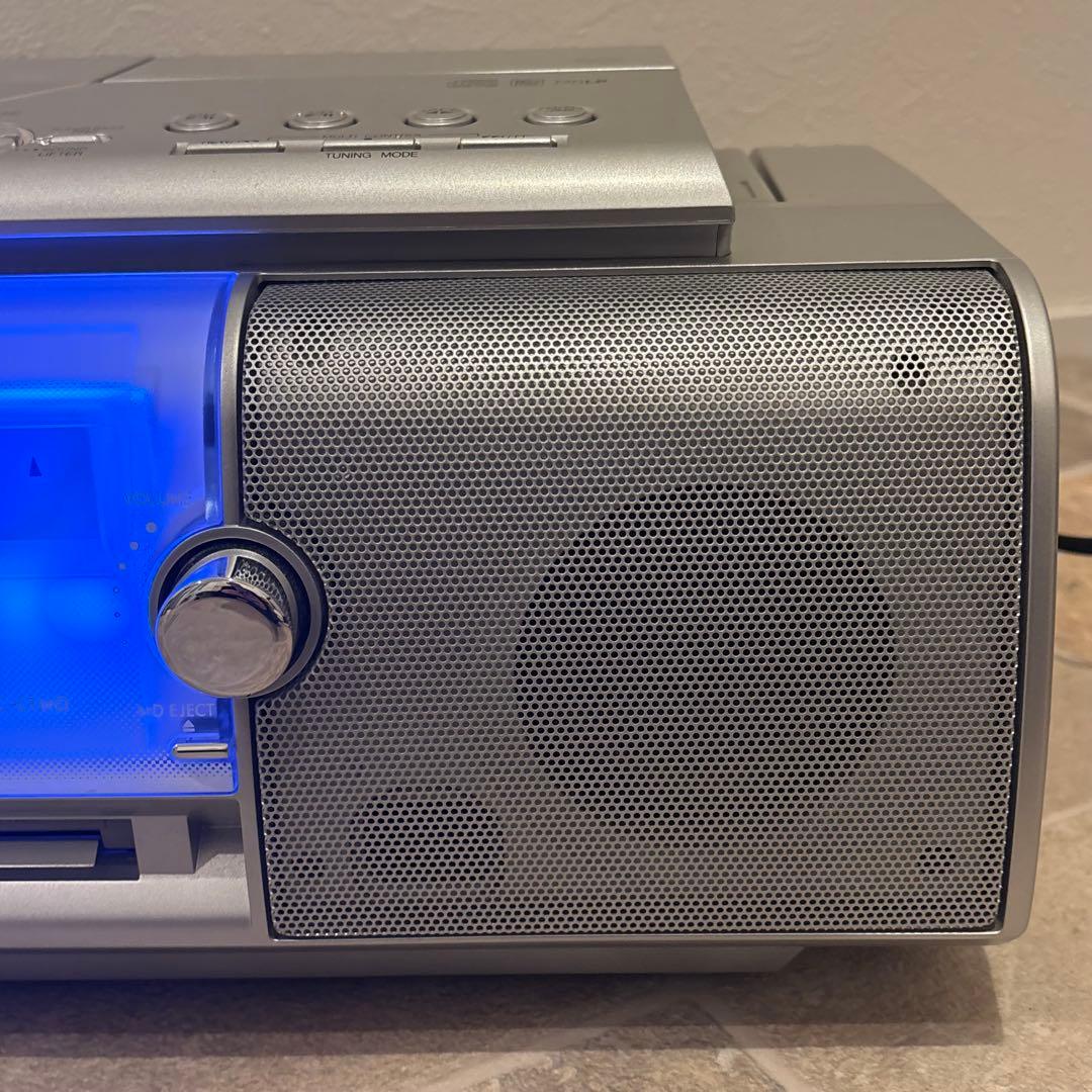 極美品VictorCD-MDポータブルシステムRC-LIMDClaviaラジカセ