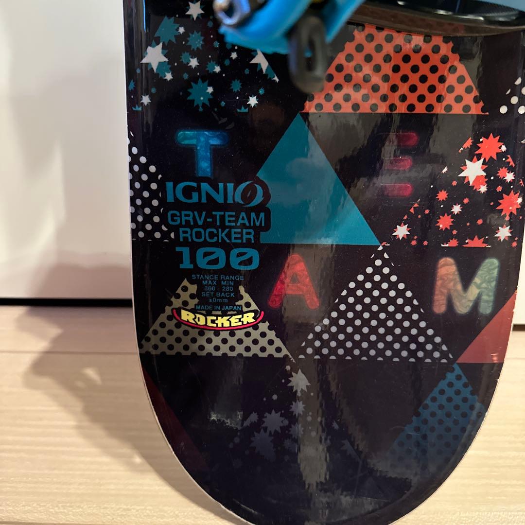 子供用　IGNIO スノーボード　3点セット