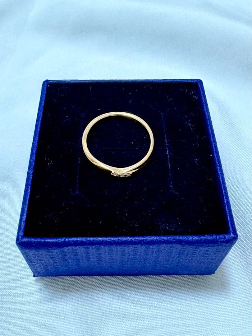 4℃ リング K10 ピンクゴールド 9号