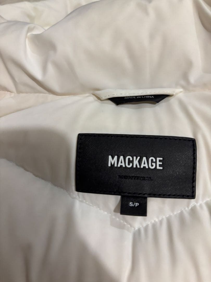 Mackage ダウンジャケット ホワイト
