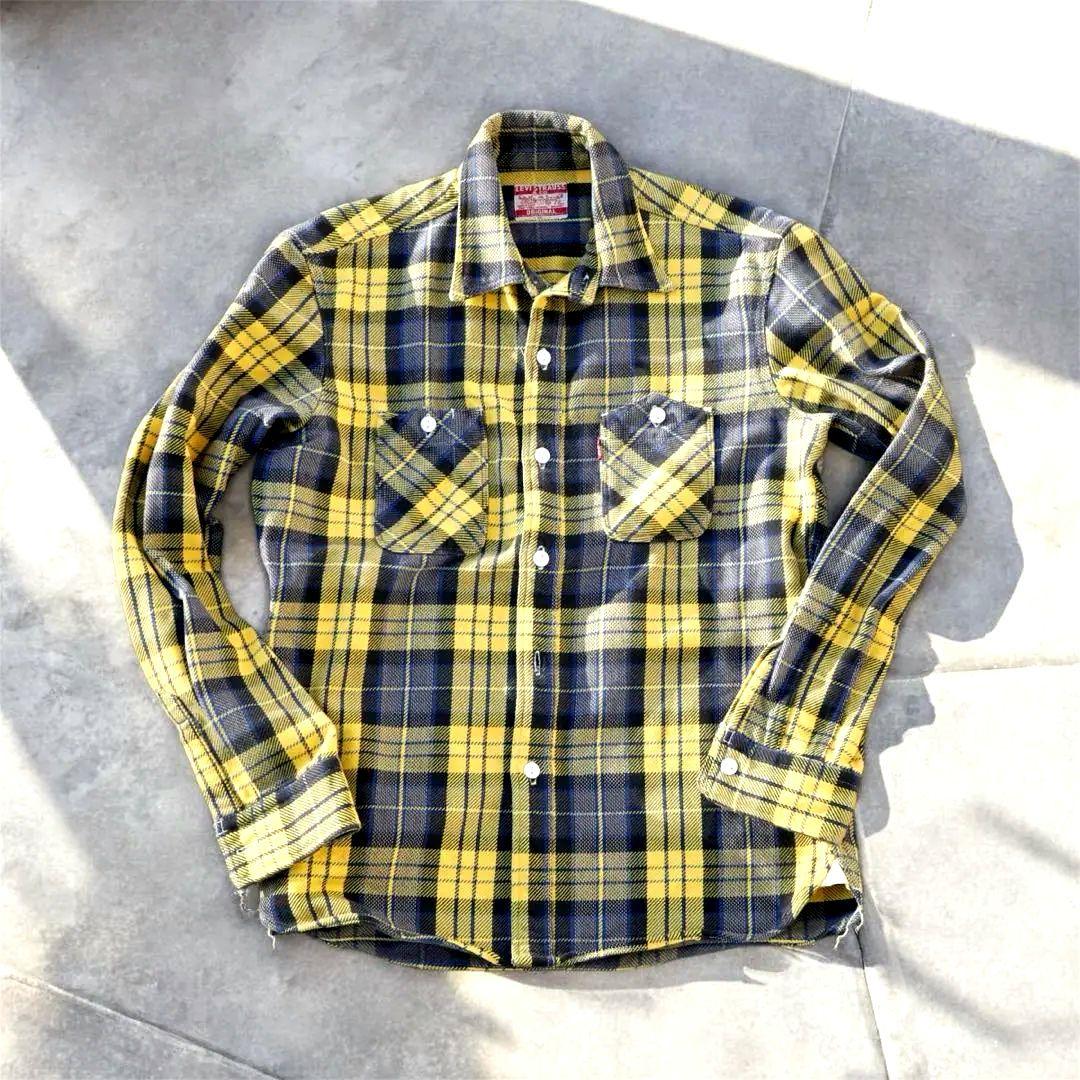 新品級 Levi's ORIGINAL ヘビーネルシャツ 木村拓哉さん着用