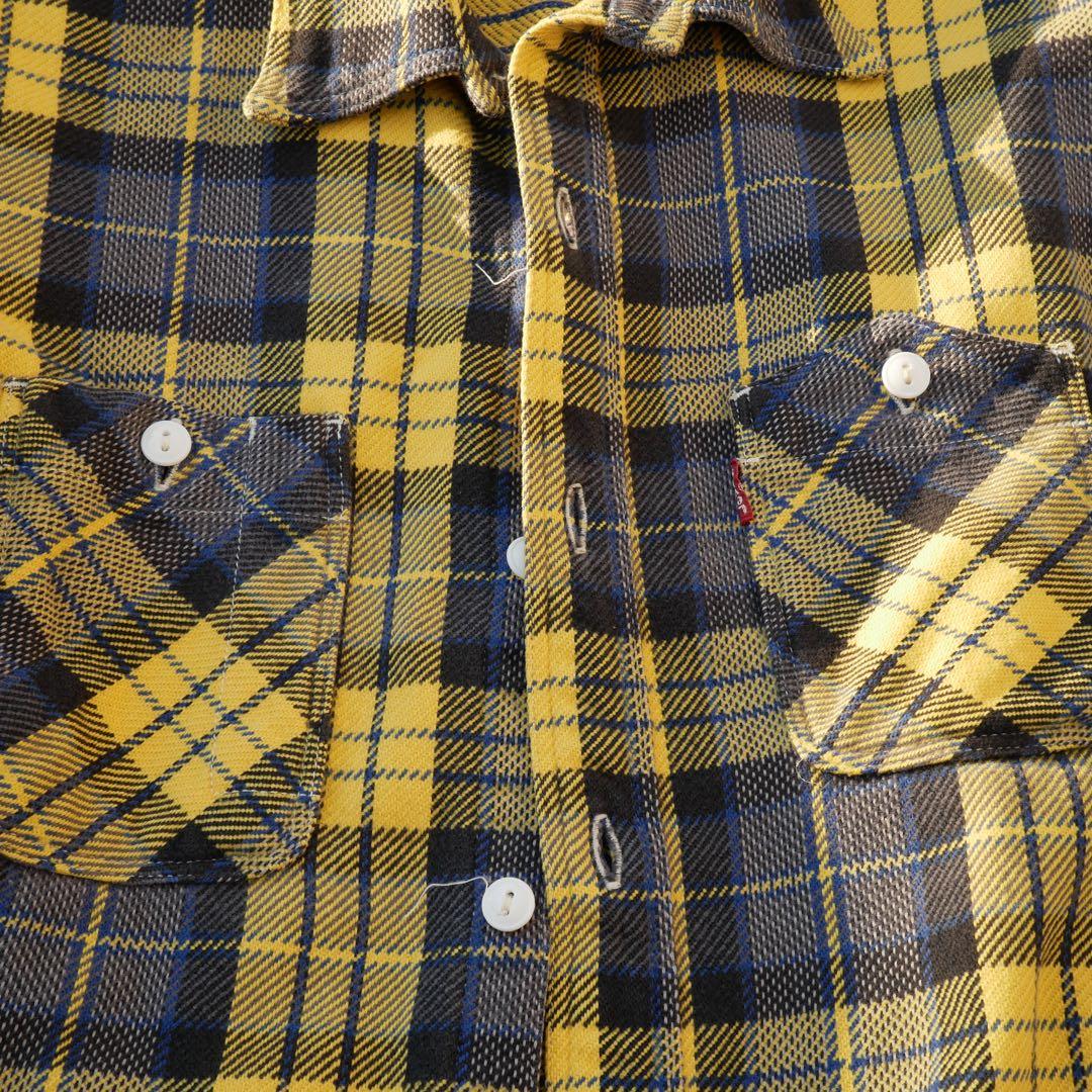 新品級 Levi's ORIGINAL ヘビーネルシャツ 木村拓哉さん着用