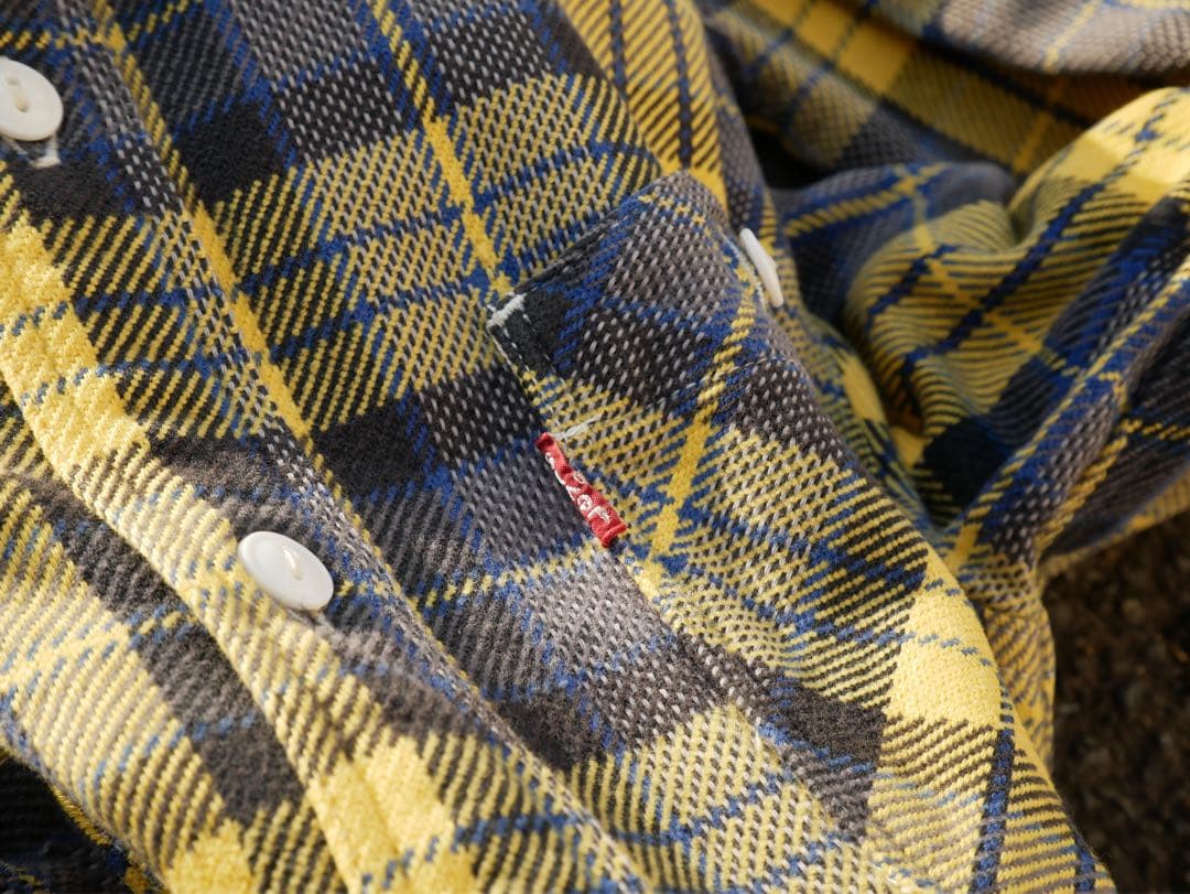 新品級 Levi's ORIGINAL ヘビーネルシャツ 木村拓哉さん着用