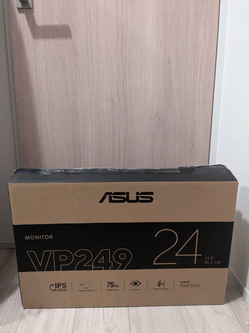ASUS VP249 24インチモニターとFNA-M1550アームのセット