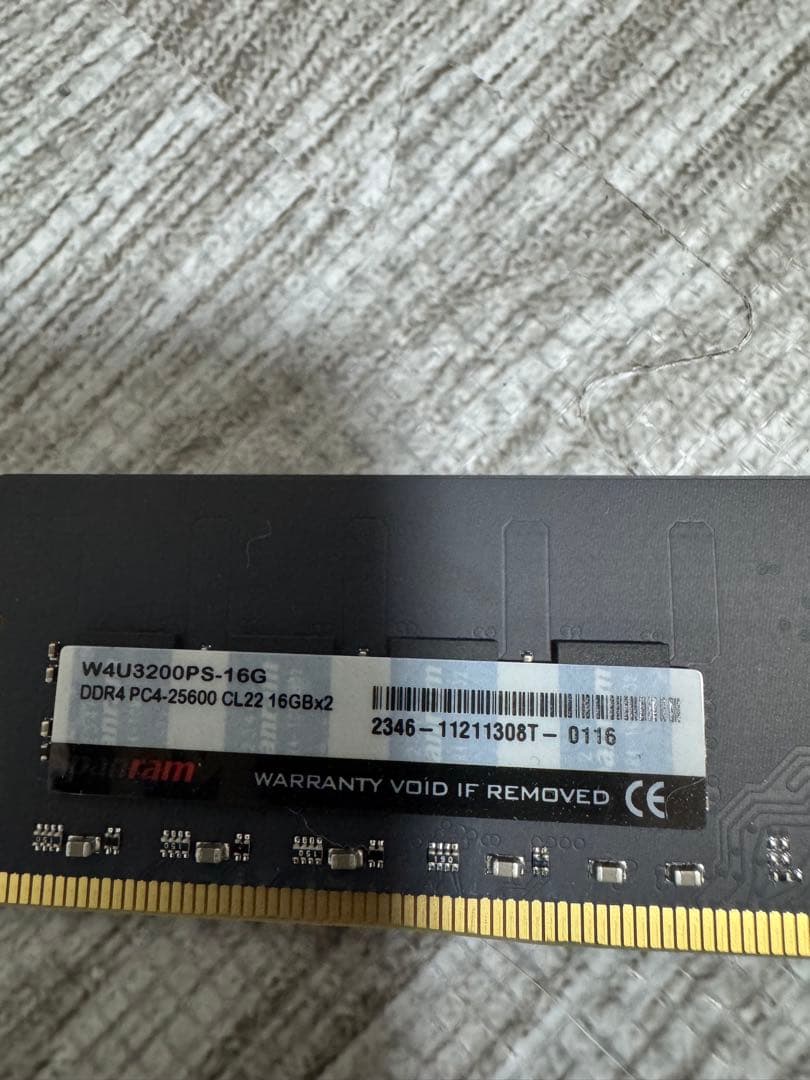 メモリー panram DDR4 16GBx2