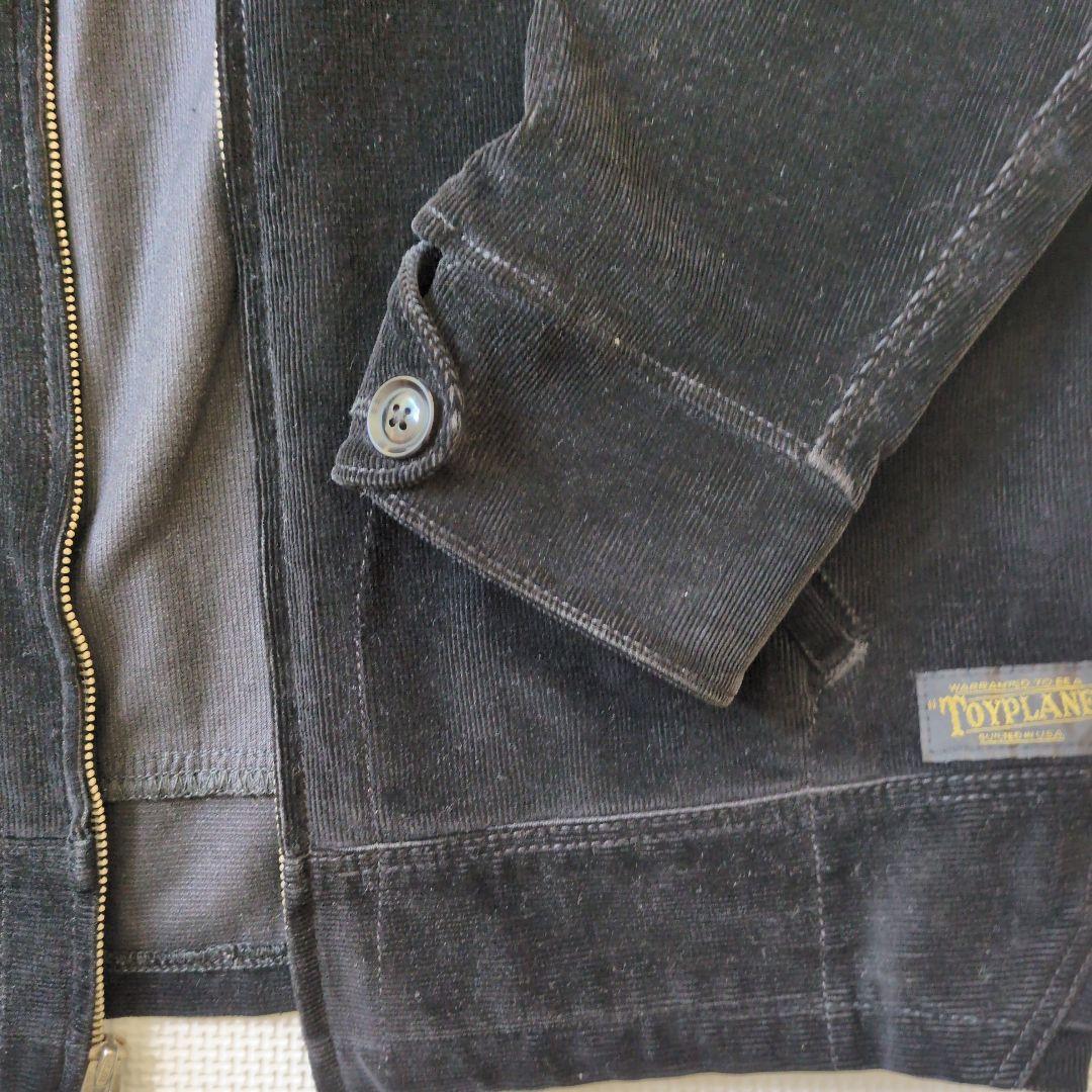 USA製トイプレーン　ドリズラージャケット　コーデュロイ　ブラック