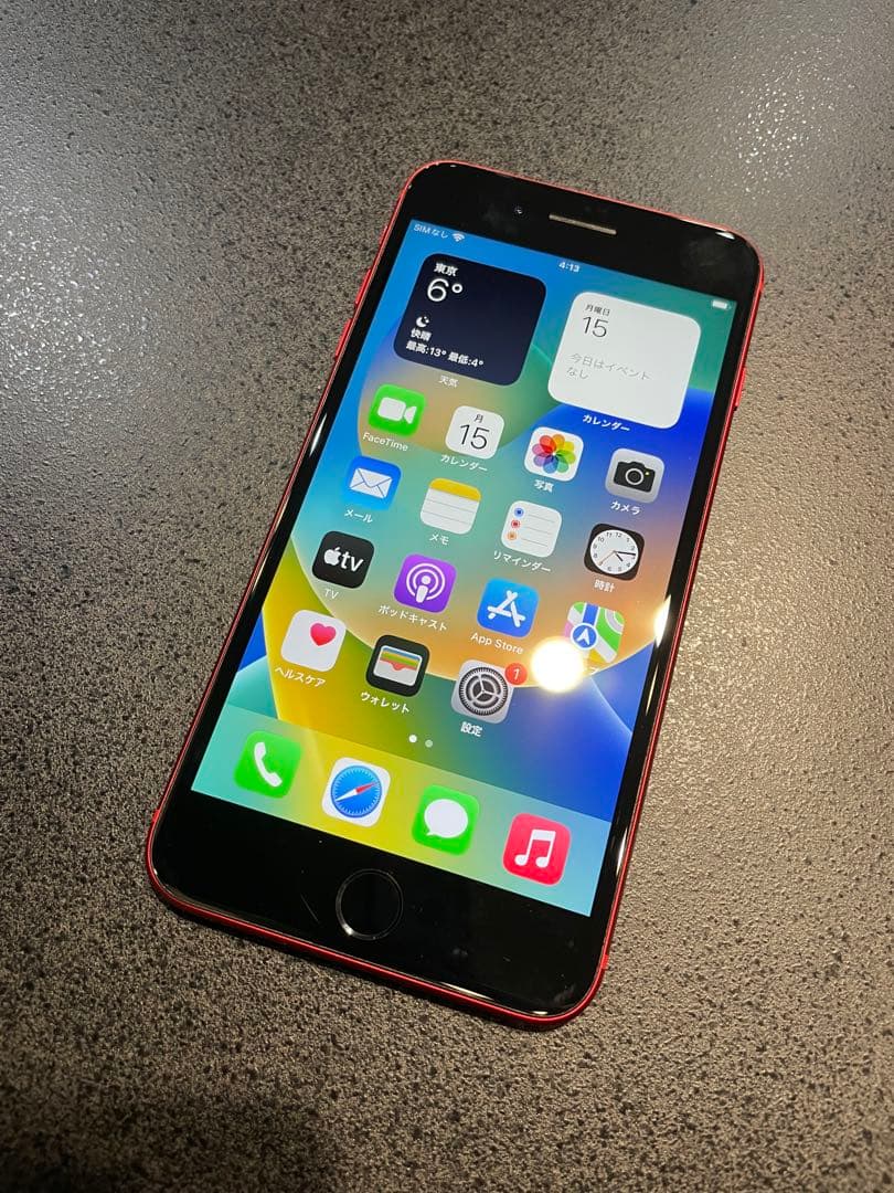 iphone8plus 64G SIM解除済み　レッド美品